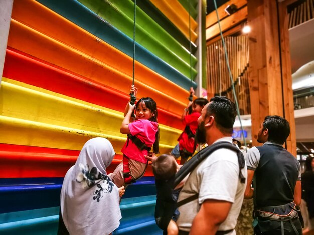 family enjoying amusement park 1048944 20486418